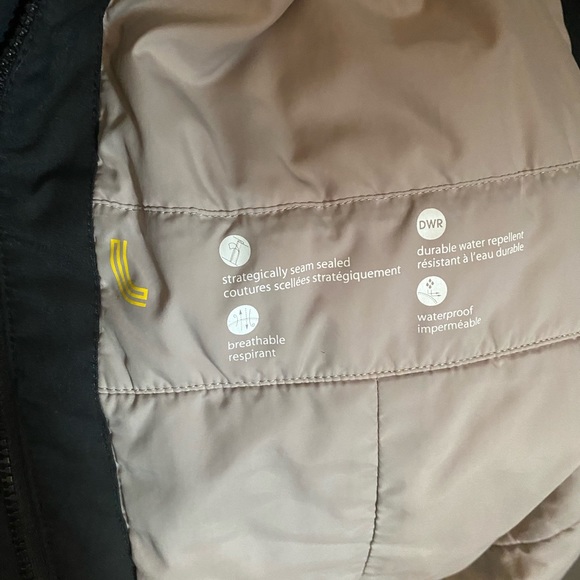 LOLË Black Rain Coat with Hood - Picture 10 of 11